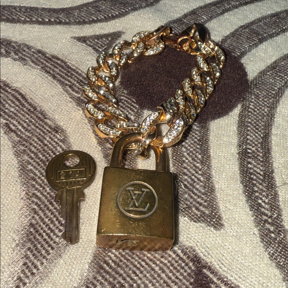 Louis Vuitton Gold # 214 Lock & Key Set